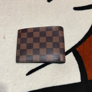 Louis Vuitton Brown Checkered Wallet